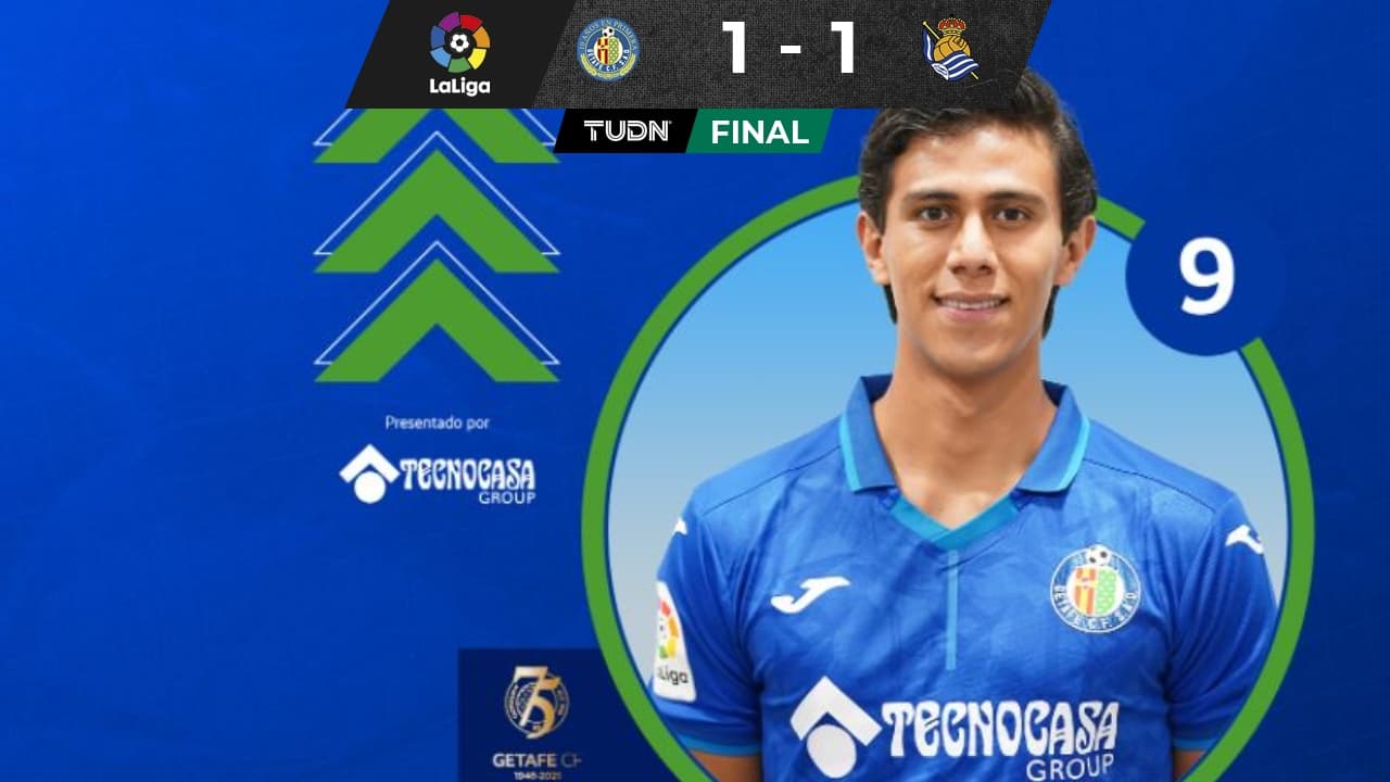 Macías corta racha como titular con Getafe; juega 2 minutos