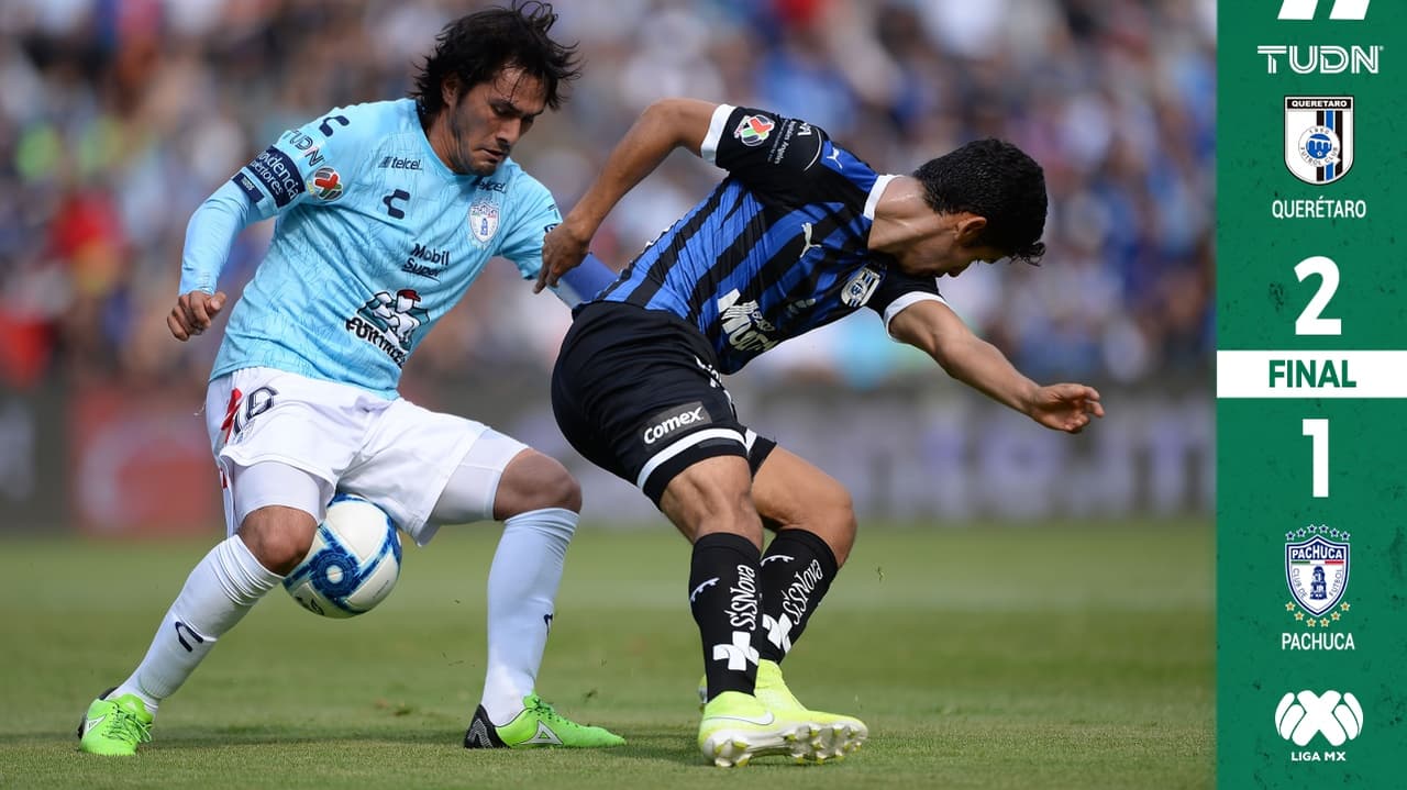 ¡En el último suspiro! Querétaro le dio la vuelta a Pachuca sobre el final