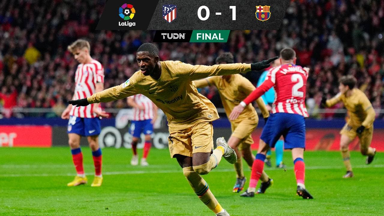 Barcelona derrota al Atlético a domicilio y se queda con la cima de España