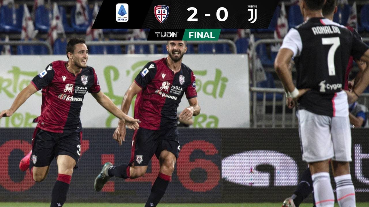 Cagliari abolla la corona de Juventus en Serie A