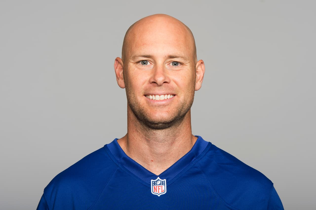 This is a photo of Josh Brown of the New York Giants NFL football team. This image reflects the New York Giants active roster as of Wednesday, June 22, 2016. (AP Photo)