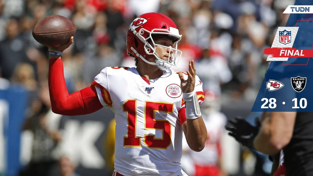 Mahomes brilla en el segundo triunfo de Chiefs
