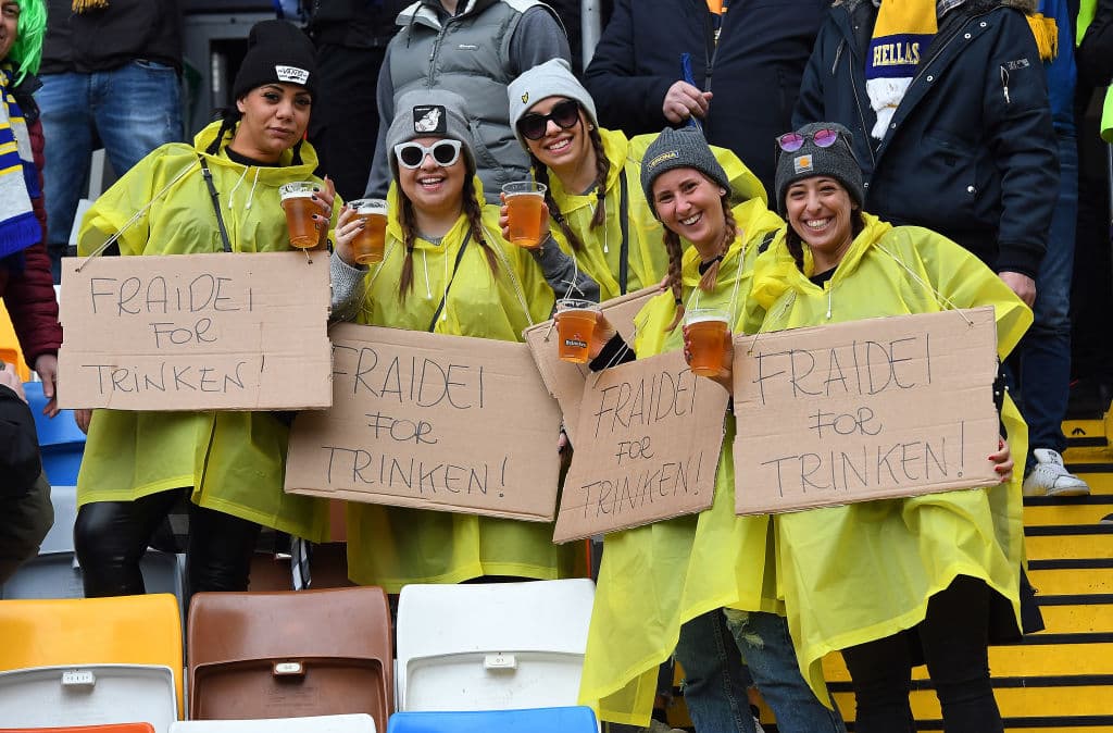 Es uno de los partidos de la temporada que más disfruta la afición de ambos equipos, quizá más la del Hellas Verona.