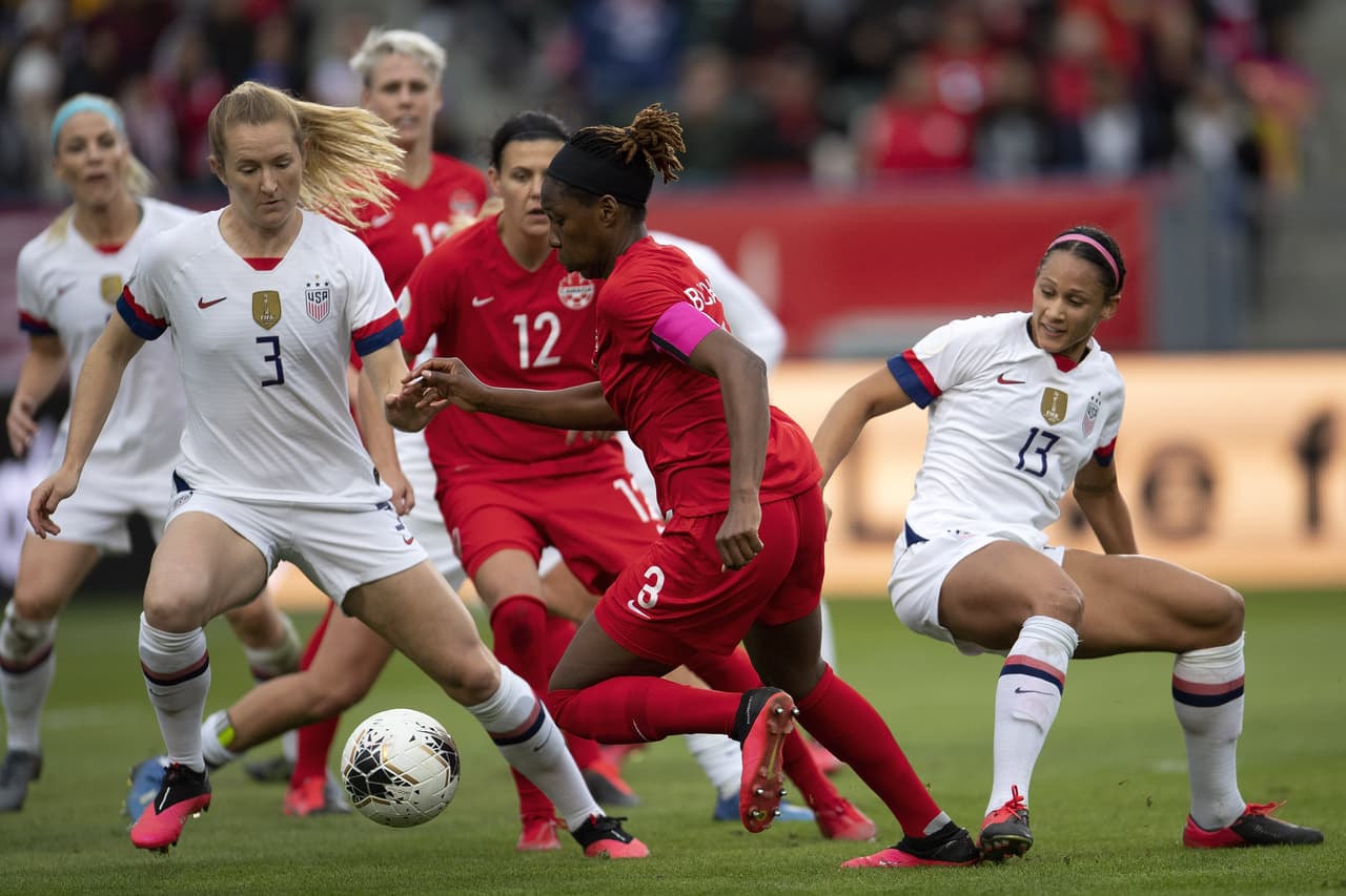 Estados Unidos golea a Canadá 3-0 con goles de Williams, Horan y Rapinoe y se queda con el Preolímpico de Concacaf.
