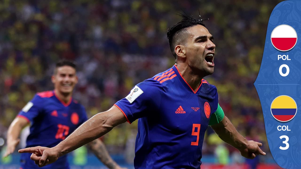 Colombia deleitó a su afición y goleó a una Polonia sin respuestas