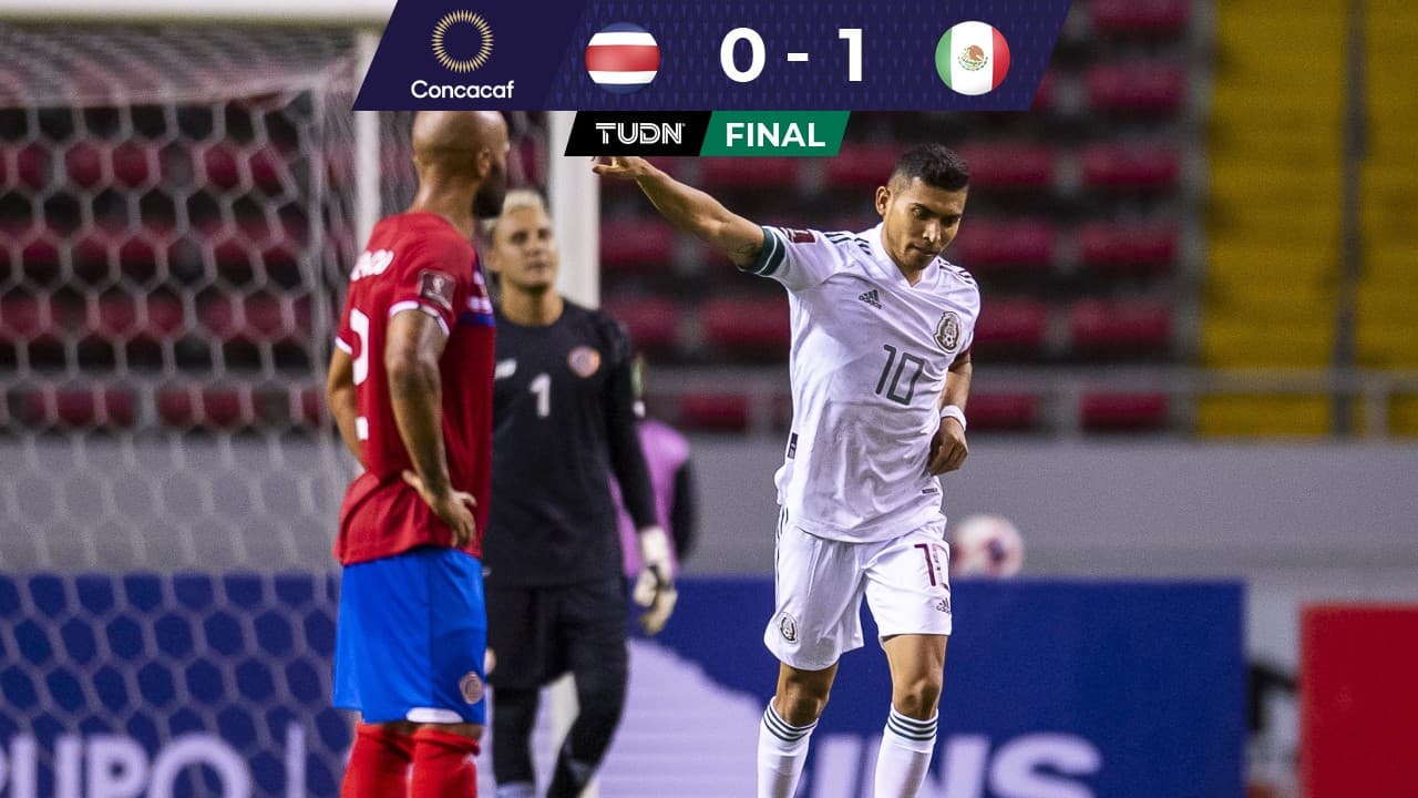 Orbelín Pineda da triunfo 'perfecto' a México en Costa Rica