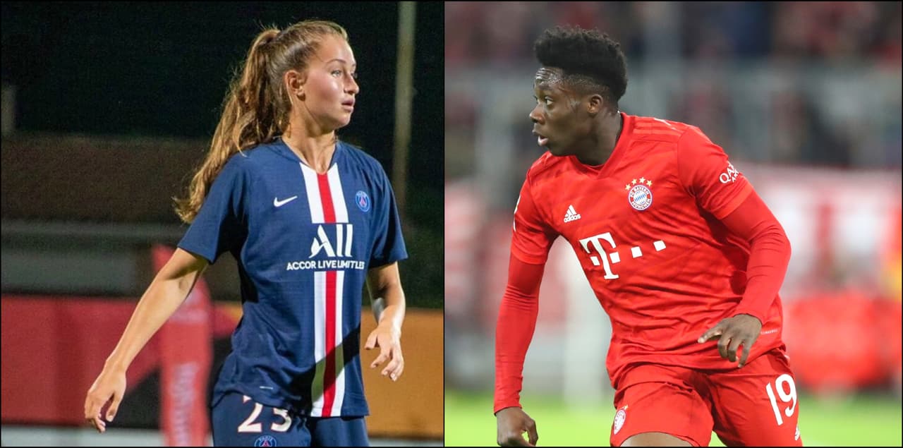 Champions: Novia de Alphonso Davies es jugadora del PSG, rival del Bayern Múnich