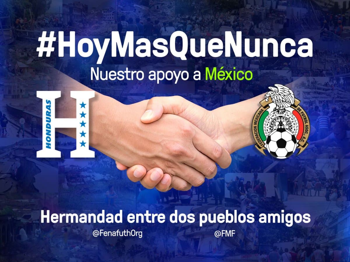 Honduras y México jugarán el próximo 9 de octubre.