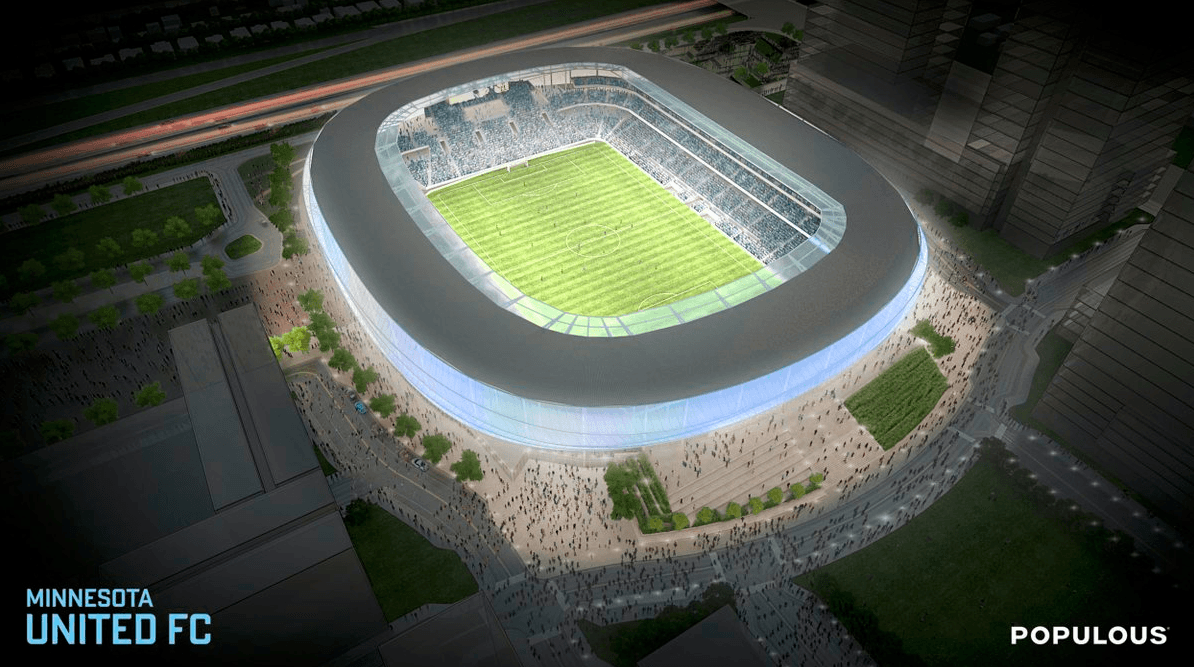Así sería el futuro estadio de Minnesota United FC