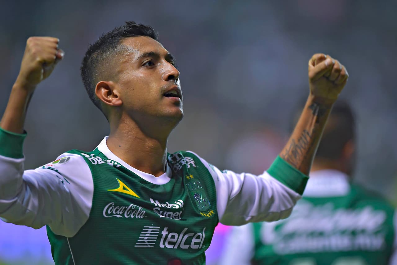 Elías Hernández también tiene seis goles con León en lo corrido de la Liga MX, en donde ha disputado 1169 minutos.