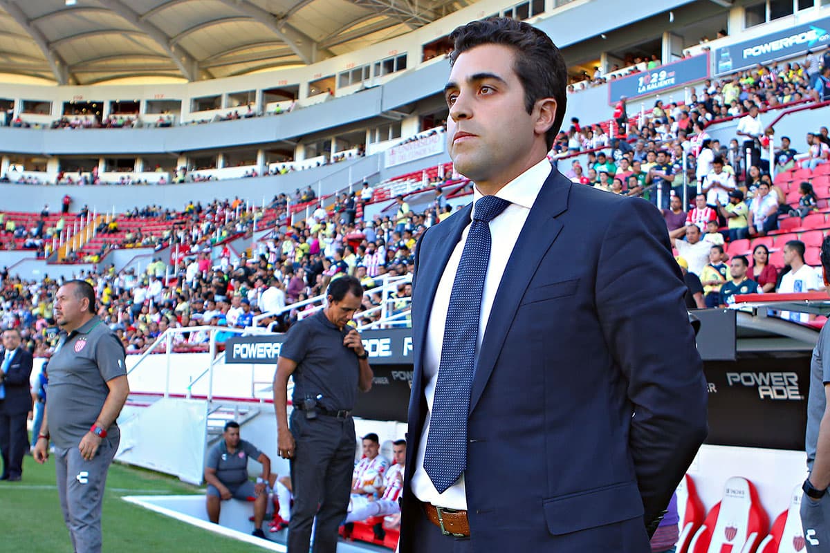 Marcelo Michel, técnico del Necaxa.