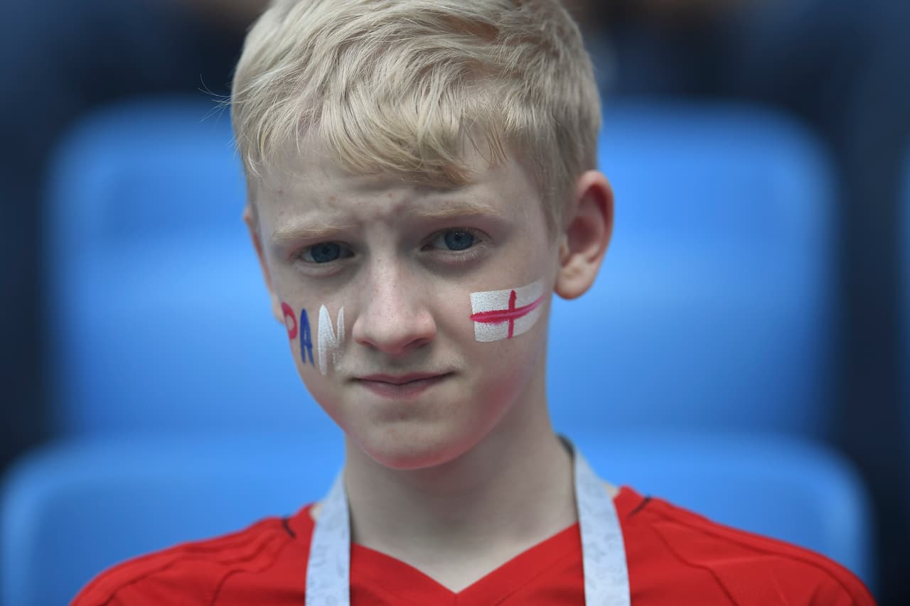 Los seguidores de Inglaterra y Panamá viven con alegría la segunda presentación de sus seleccionados en el grupo G del Mundial de Rusia 2018.