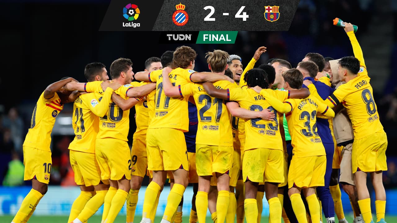 Barcelona es campeón de LaLiga tras vencer al Espanyol de César Montes