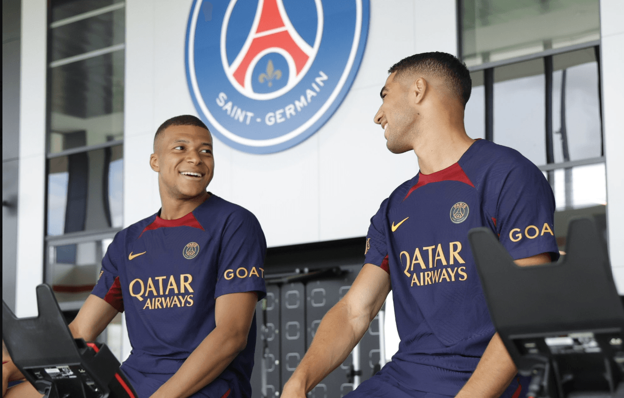 Kylian Mbappé regresó a los entrenamientos con el PSG