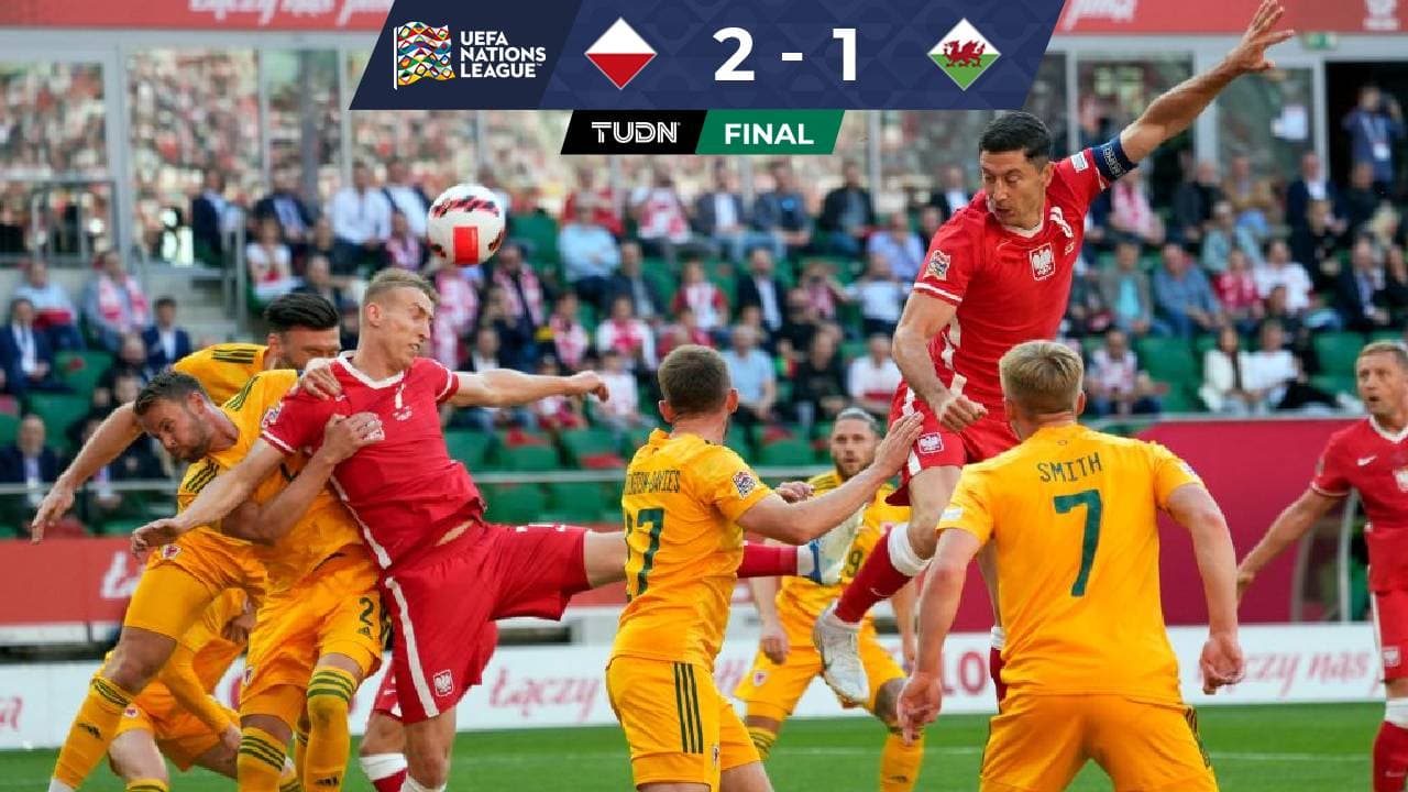 ¡Cuidado, Tri! Polonia remonta y vence a Gales en Nations League
