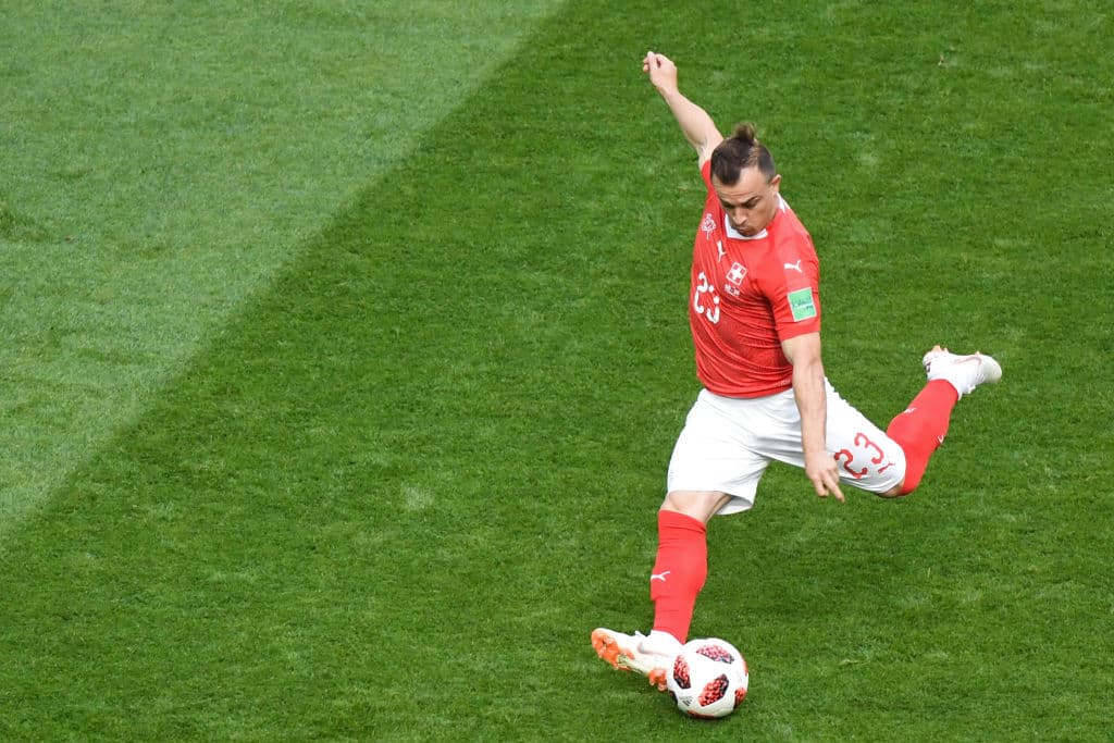 En el finl del juego, Shaqiri buscó por medio de los remates de media distancia, una de sus grandes armas. Sin embargo, no tuvo éxito.