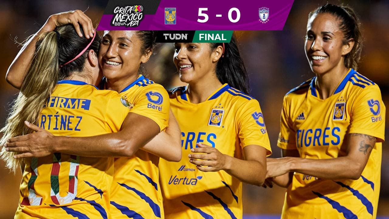 ¡Nada las detiene! Tigres es el líder poderoso con goleada a Pachuca