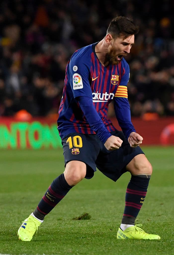 Para la temporada 2018-19, Messi volvió a lo alto al marcar doce goles y quedarse por una gran ventaja con el campeonato de goleo, en segundo lugar quedó el polaco Robert Lewandowski con 8 goles.