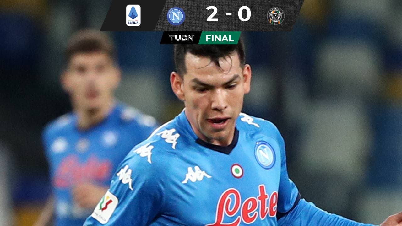 Chucky Lozano vuelve a jugar y participa en triunfo del Napoli