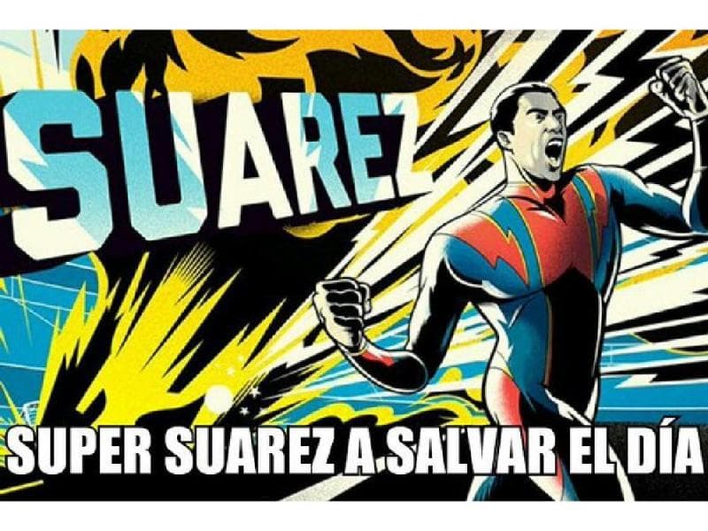 Los fanáticos hicieron bromas tras la polémica victoria del Barça sobre el Atlético luego de que Fernando Torres anotara el gol rojiblanco para luego ser expulsado y dejara a su equipo con un hombre menos para que Luis Suárez se vistiera de héroe marcando dos goles en el Camp Nou.