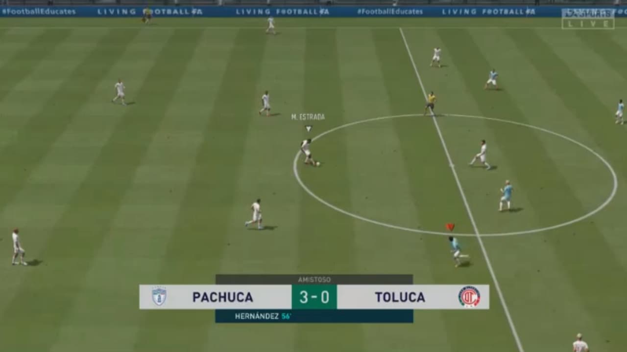 Kévin Álvarez, representando al Pachuca tundió 4-0 al ‘Pipe’ Pardo y al Toluca en la eLiga MX.