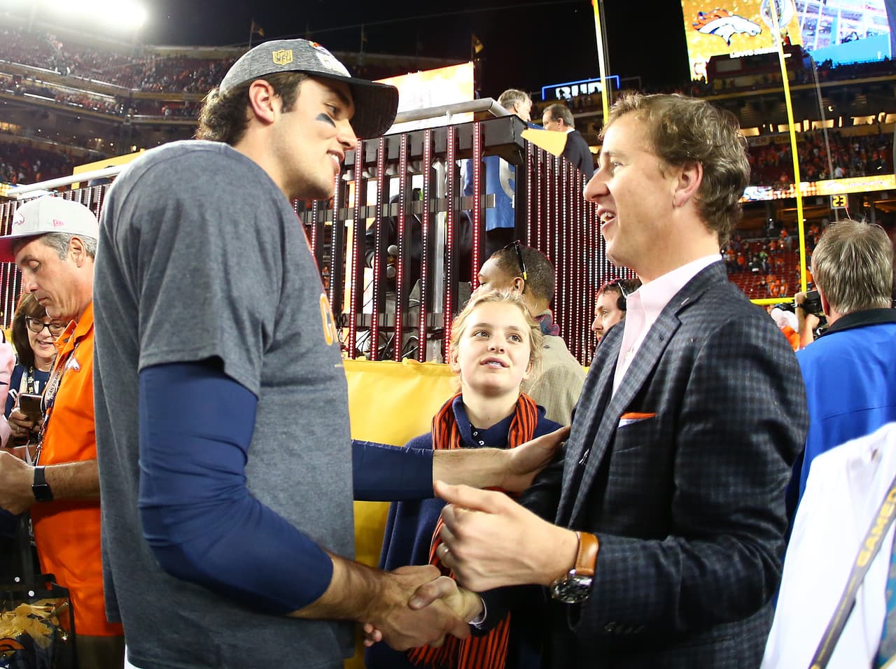 Así celebraron los Denver Broncos su triunfo en el Super Bowl 50 ante los Carolina Panthers 24-10.