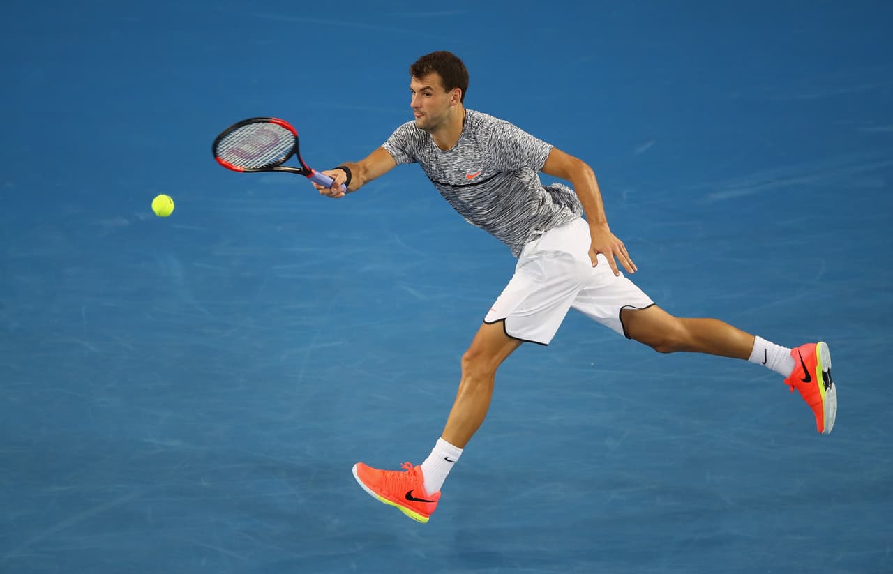 Grigor Dimitrov también se impuso con facilidad contra Christopher O'Connell con parciales 7-6 (2), 6-3, 6-3.