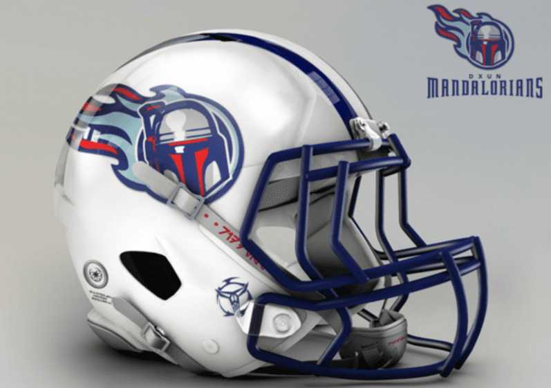<b>Tennessee Titans</b>
<br>Listos para jugar, ¿o para pelear? Así son los Dxun Mandalorians.