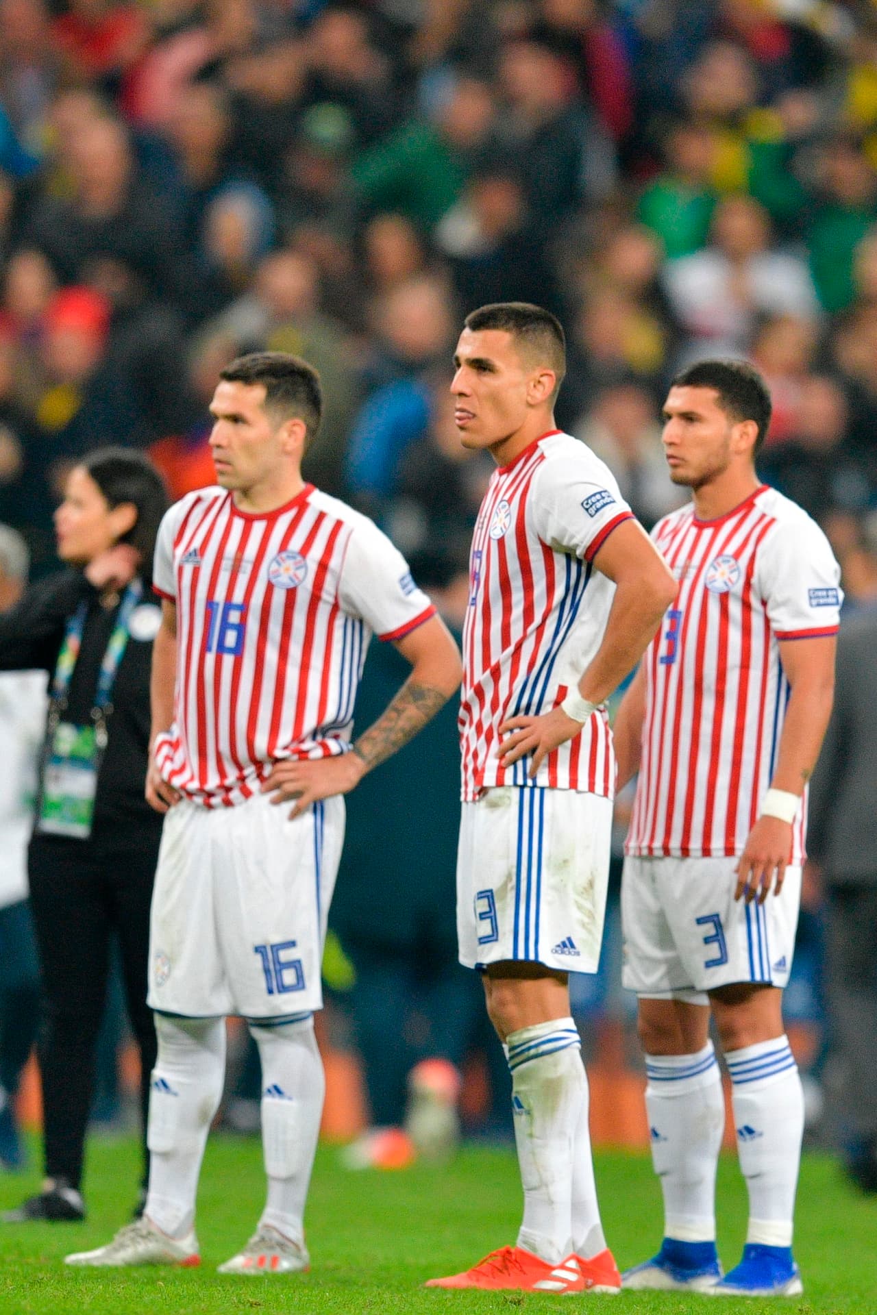 Escobar jugó la Copa América con Paraguay como lateral derecho y su desempeño fue positivo.