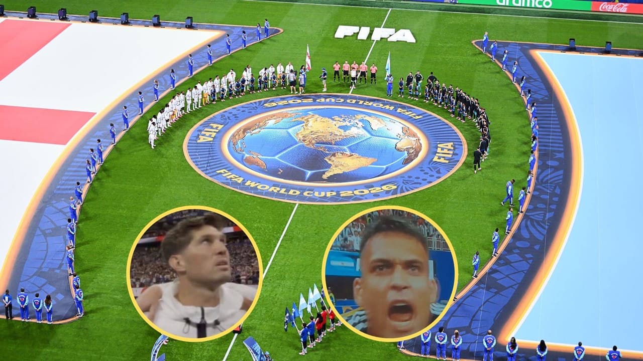 Aficiones se 'enfrentan' desde los himnos en el Inglaterra vs. Argentina