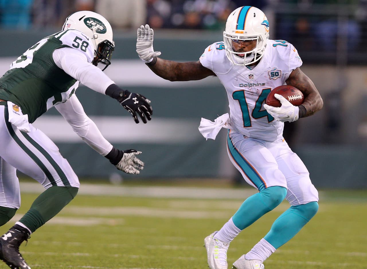 16. Jarvis Landry, WR, Miami Dolphins.- 22.9 puntos.