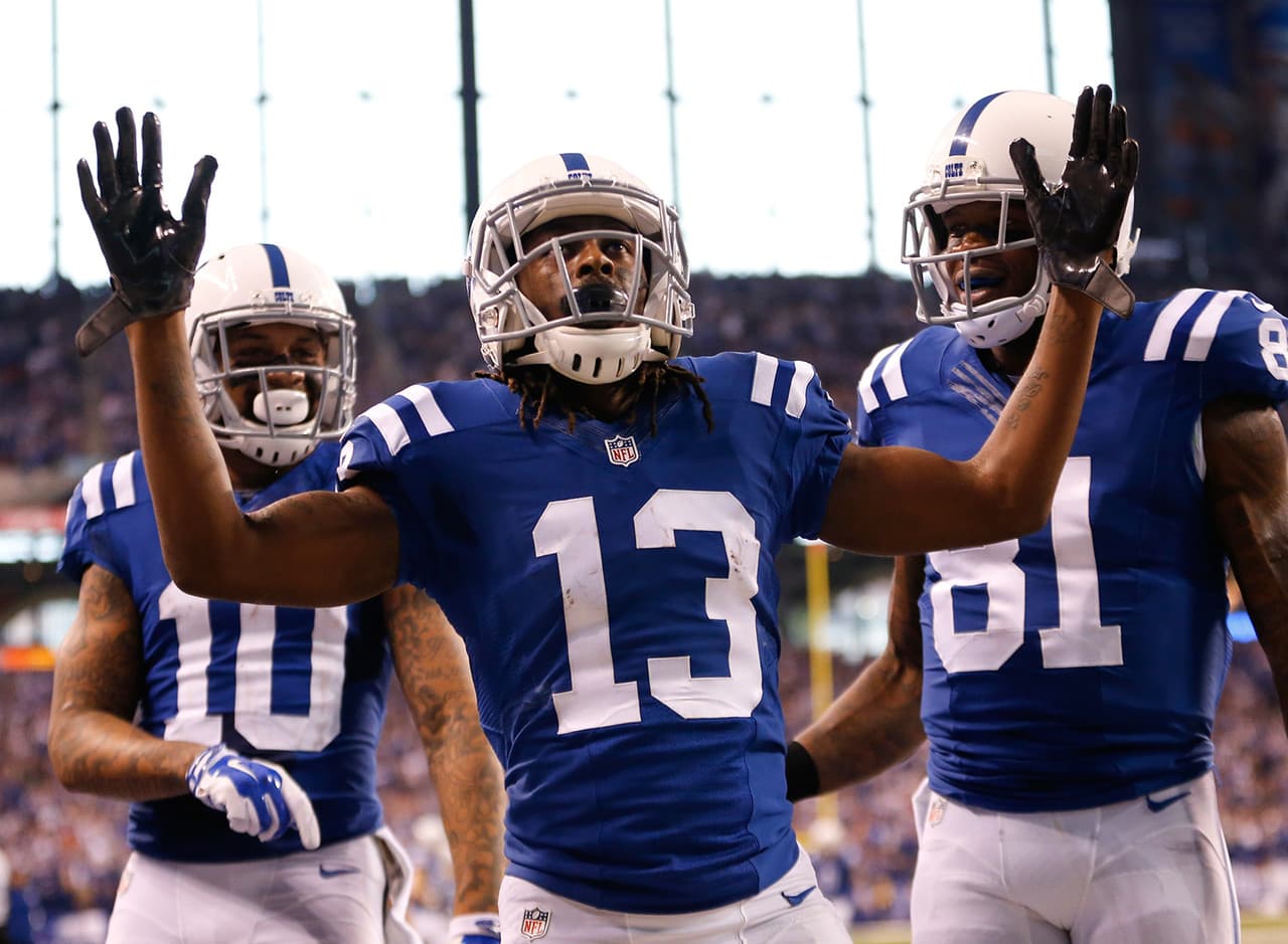 23. T.Y. Hilton, WR, Indianapolis Colts.- 21.5 puntos.