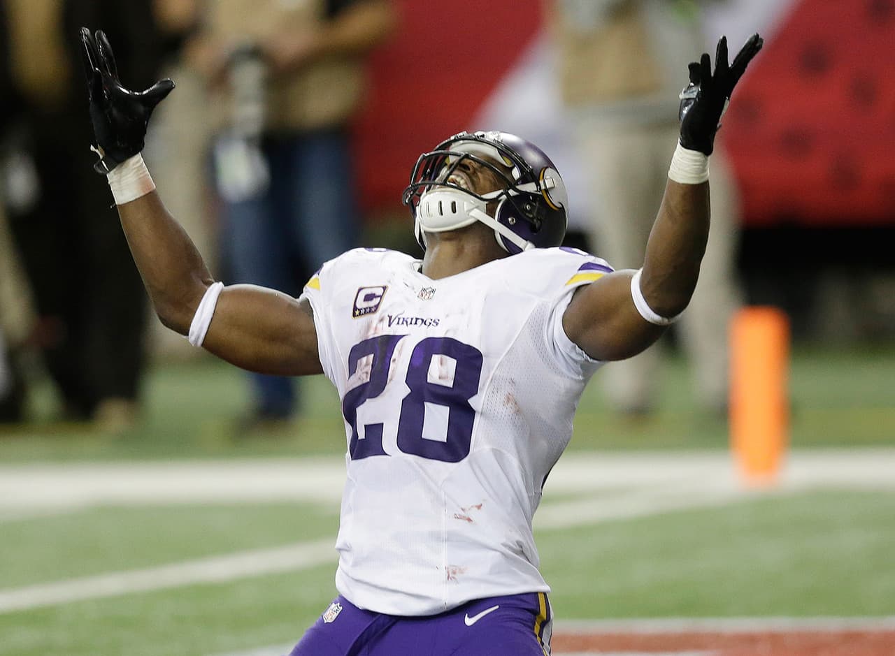 4. Adrian Peterson, RB, Minnesota Vikings.- 30.7 puntos.