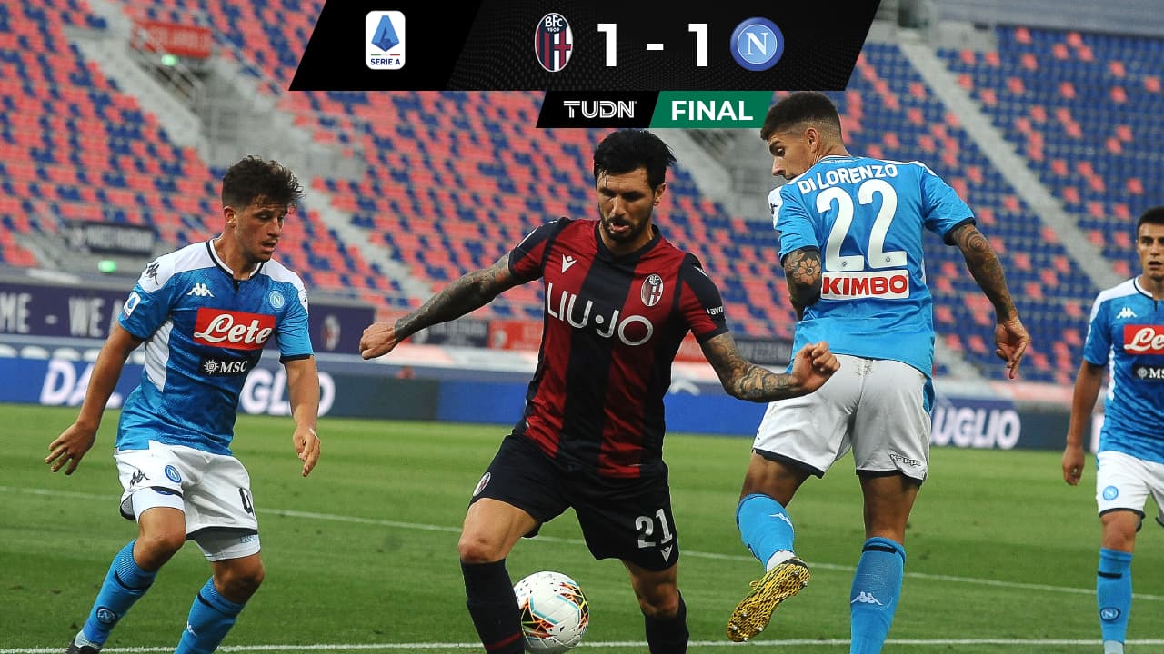 Más de 7 meses después, Chucky fue titular en empate ante Bologna