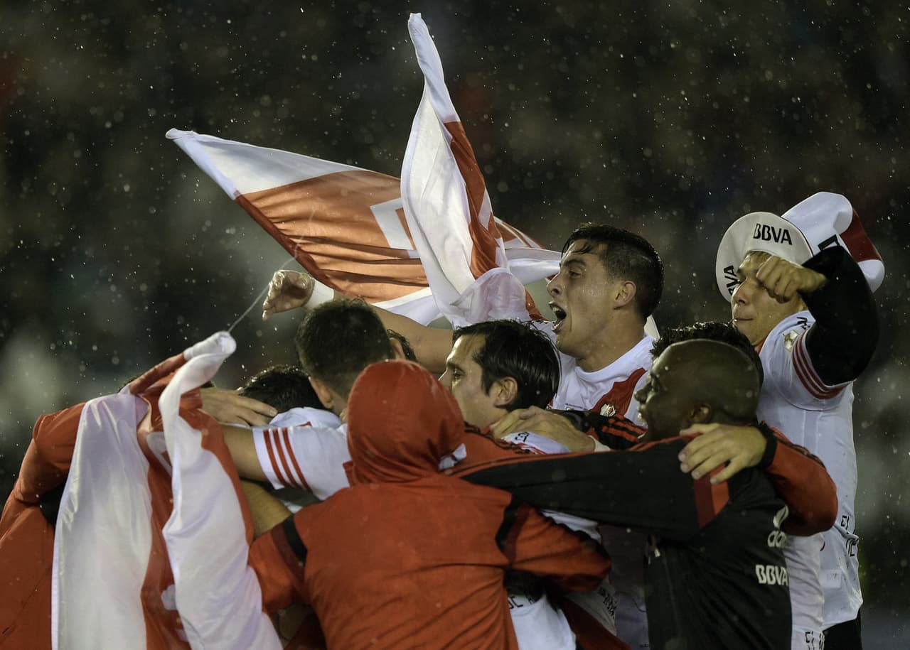 Pero Lucas Alario, rompió el ceró a los 44 minutos del duelo de vuelta en el Monumental.