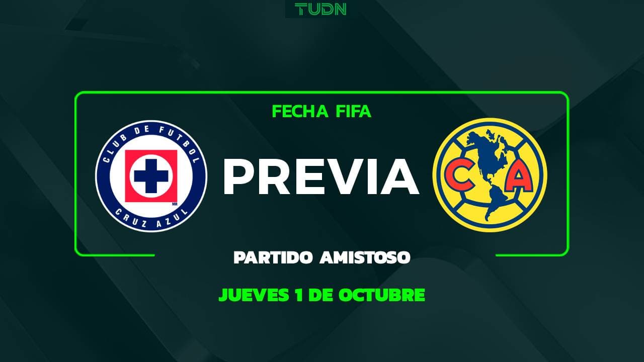 ¿A qué hora y dónde ver Cruz Azul vs. América, partido amistoso de la Liga MX?