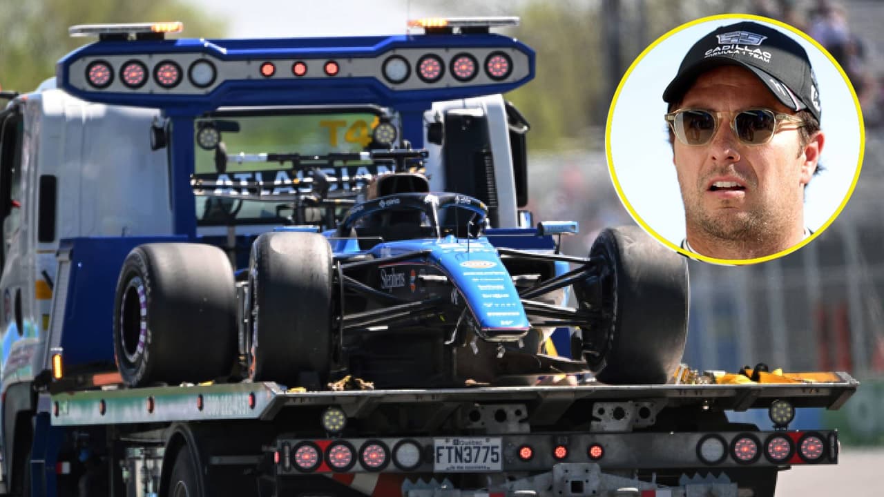 Marmota atropellada en Canadá, monoplaza accidentado de Albon; Checo Pérez evoluciona