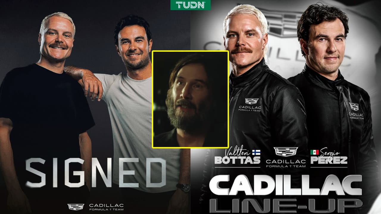 ¿Por qué Keanu Reeves anunció a Checo Pérez en Cadillac?