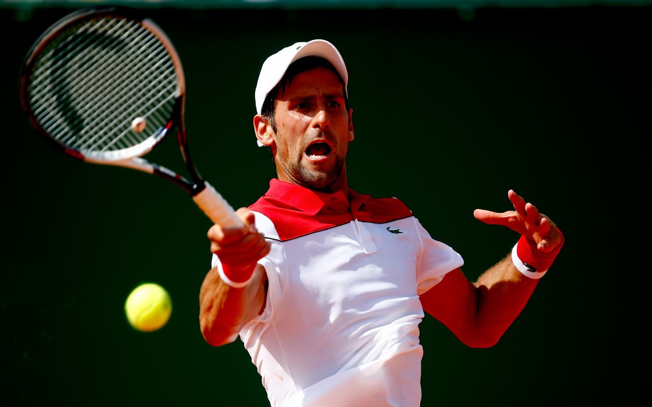 El serbio Novak Djokovic se impsup en sets 7-6 (2), 7-5 contra Borna Coric.