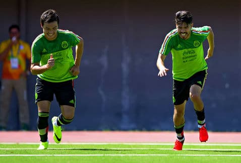 Erick Cubo Torres y Oribe Peralta selección México