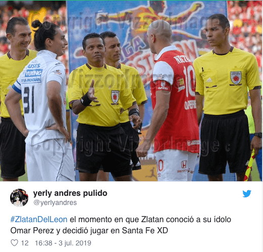En redes sociales surgió el rumor de la llegada del sueco Zlatan Ibrahimovic del LA Galaxy de la MLS a Independiente Santa Fe en el fútbol colombiano, lo que generó hilarantes reacciones entre los usuarios.