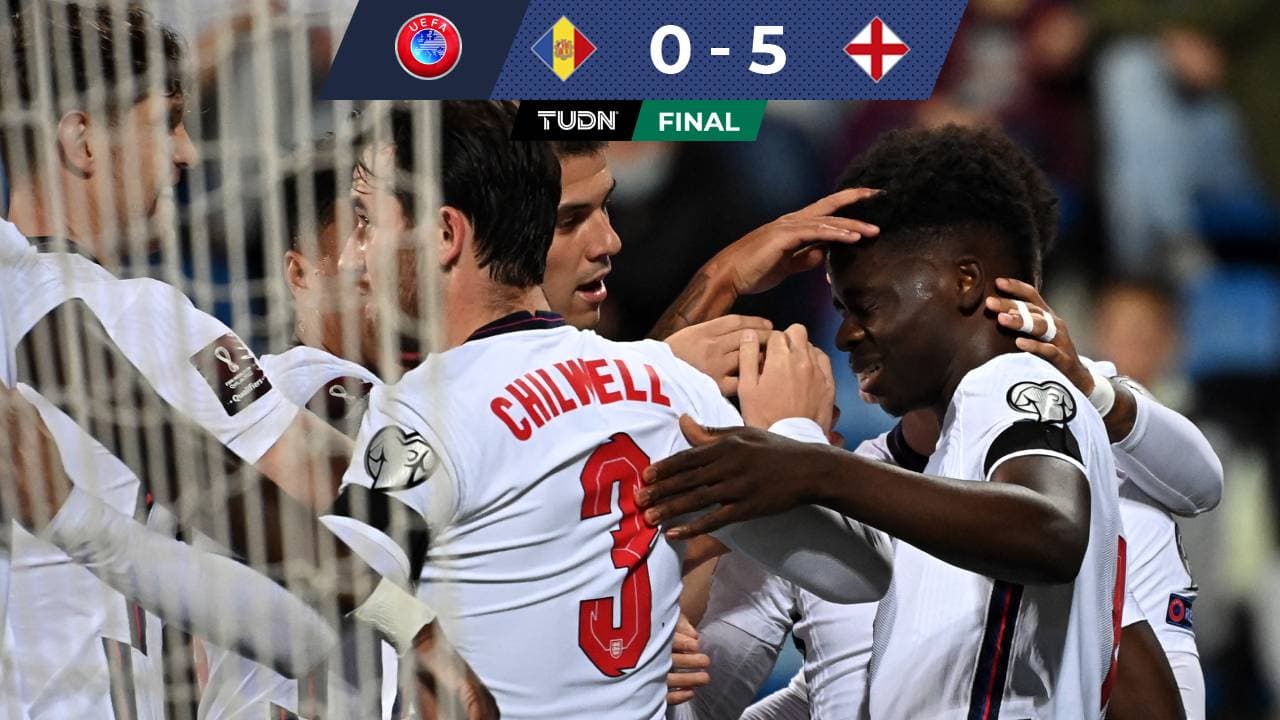 Inglaterra golea y puede clasificar al Mundial el martes