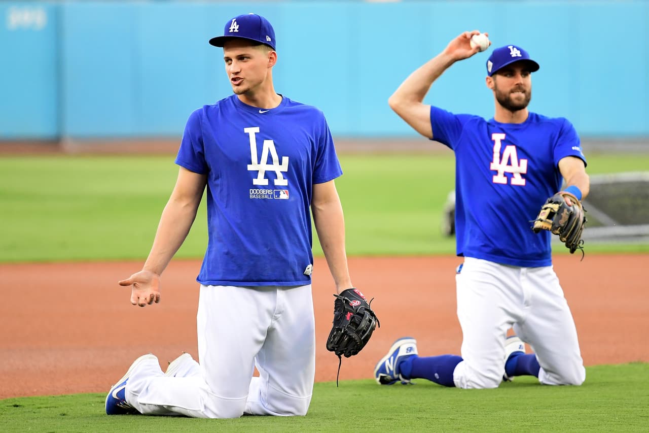 El buen ánimo es evidente en los entrenamientos de Los Angeles Dodgers, confiados por su historia y por su buena temporada.