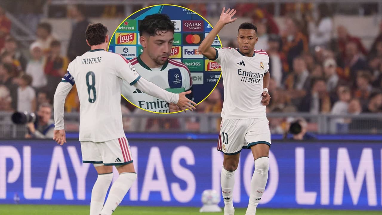Roma vs. Real Madrid: Federico Valverde destaca remontada con Mourinho