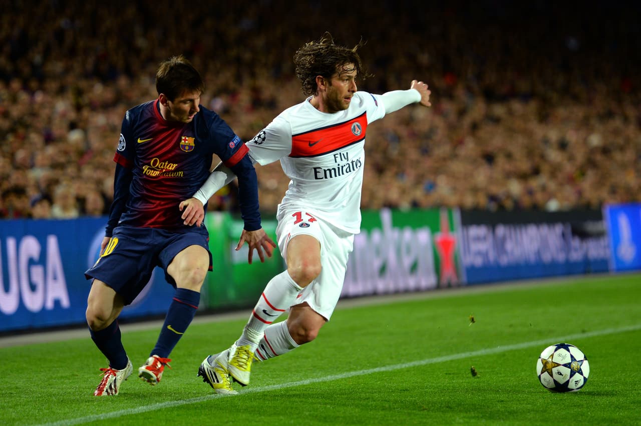 Ante el PSG sufrió una elongación en el bíceps femoral y apenas estuvo poco más de una semana lesionado.