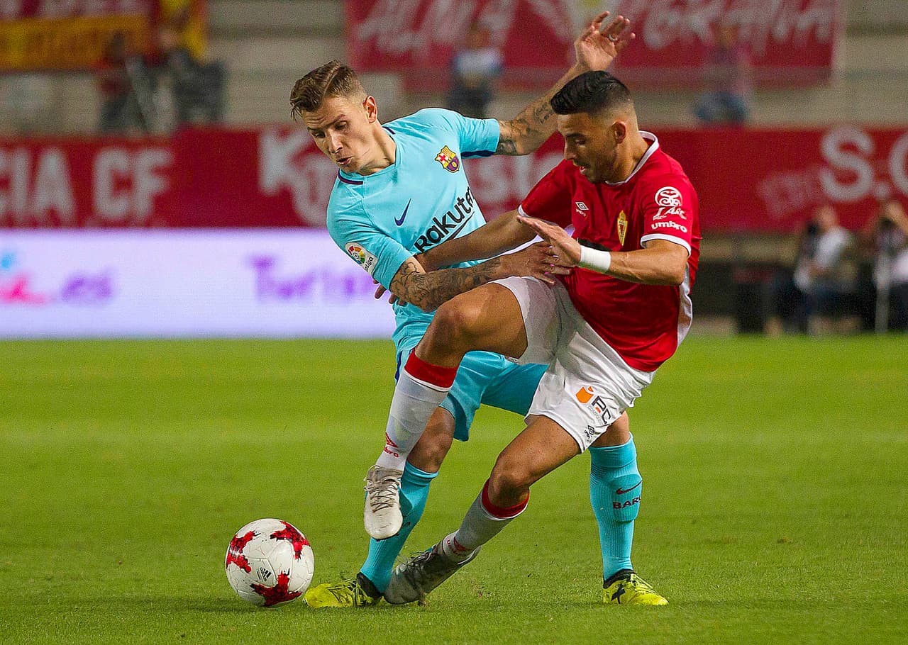 El francés Lucas Digne no ha tenido mucha participación con Ernesto Valverde en esta temporada de La Liga. Con 192 minutos en cancha, aún no ha marcado y puso una sola asistencia.