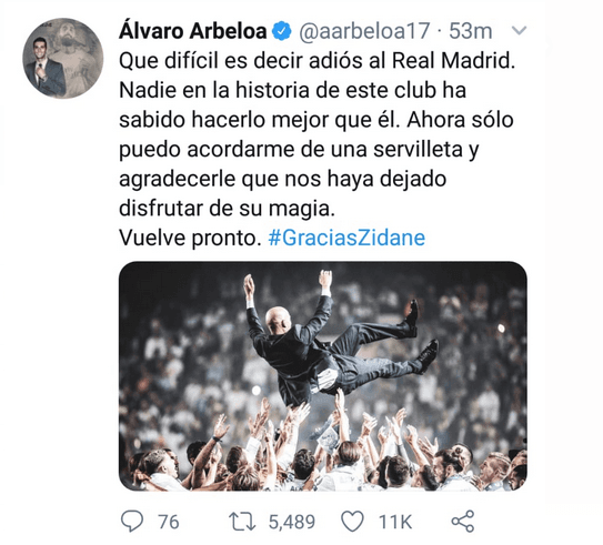 El defensa Álvaro Rbeloa, exjugador del Real Madrid.