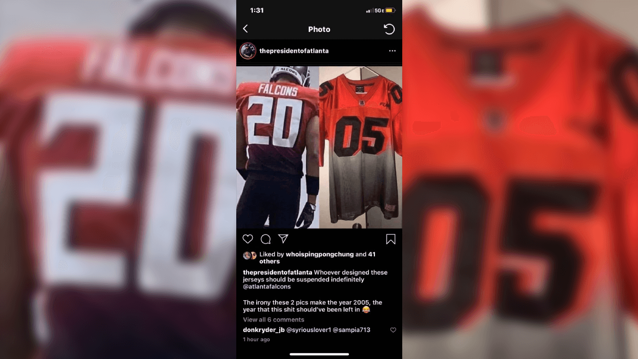 Así juzgaron y criticaron el nuevo uniforme de los Atlanta Falcons.
