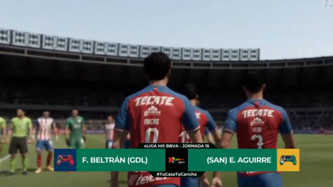 Fernando Beltrán tundió a Eduardo Aguirre 3-1 y las Chivas se encaminan a la eLiguilla.