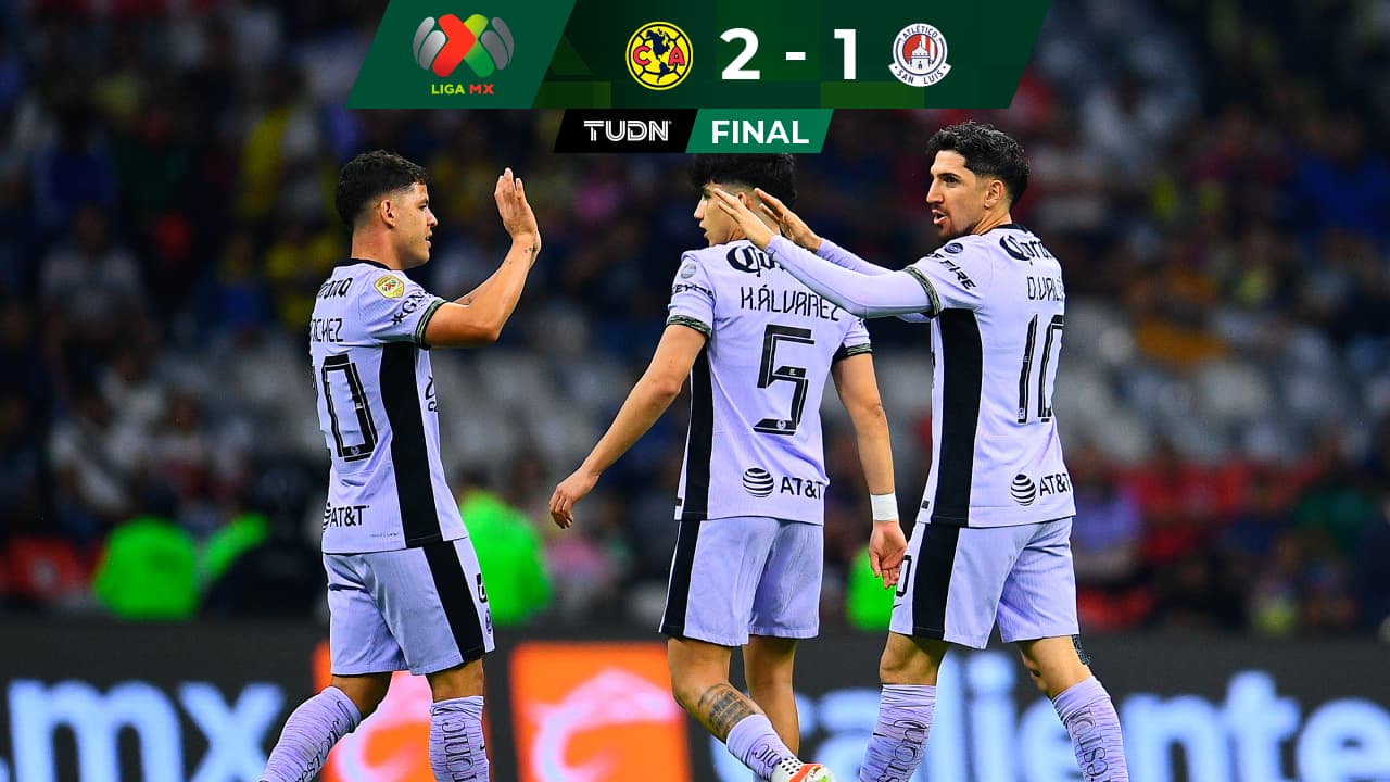 Cumplen y a volar... América vence a San Luis con la mira en Concacaf